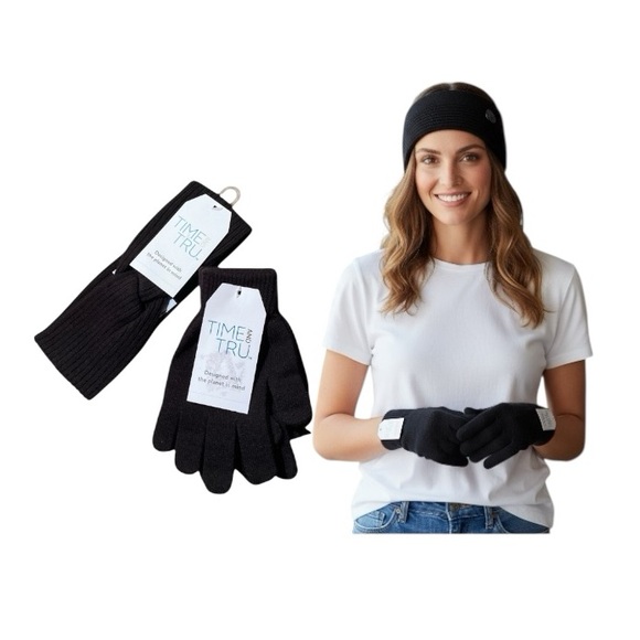 Time And Tru Headwrap And Gloves - Picture 12 of 12